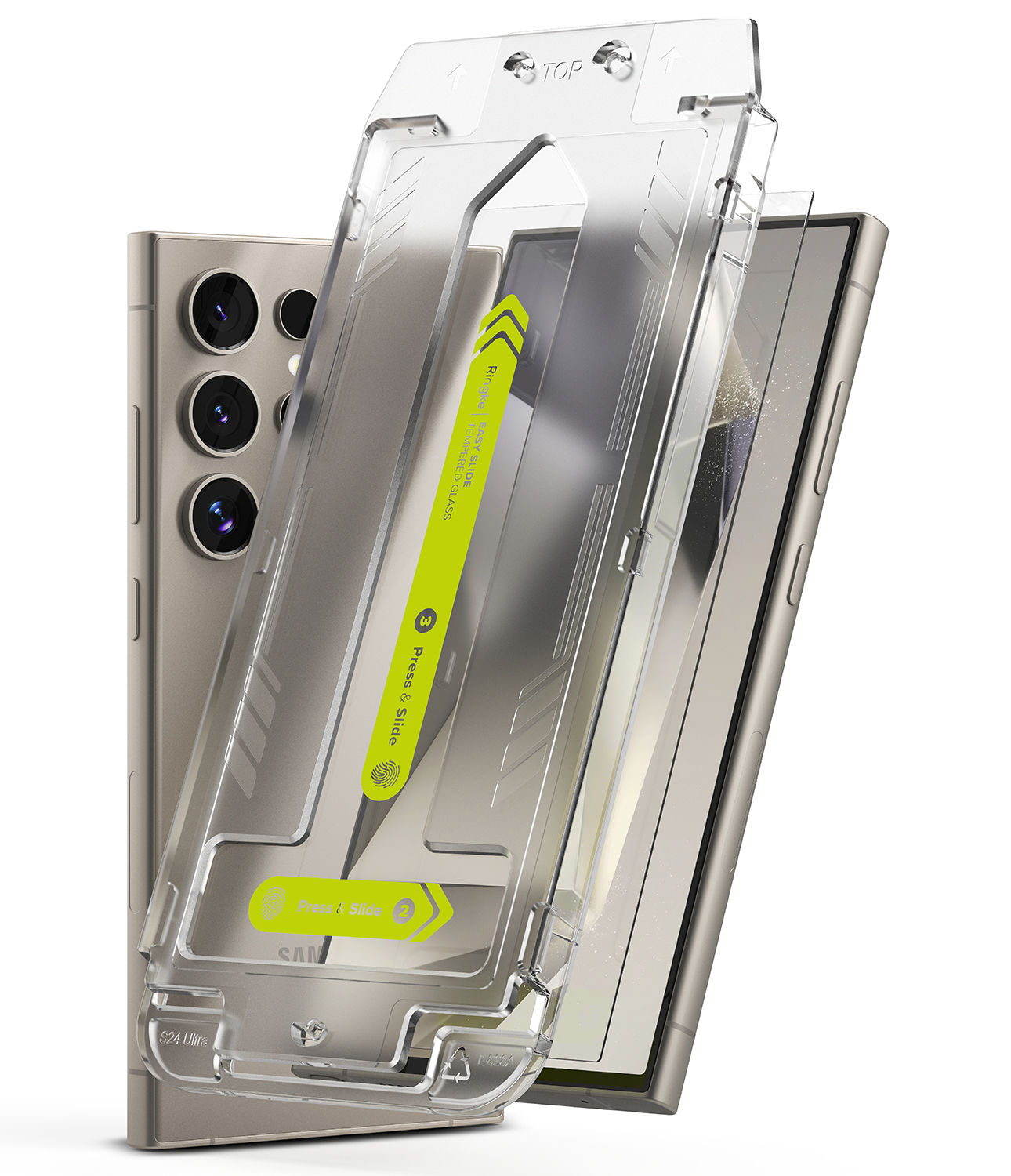 Galaxy S24 Ultra - Easy Slide Tempered Glass (2x)