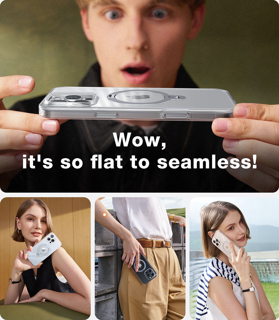 Thumbnail: iPhone 16 Pro Max - Torras Ostand Spin (Clear)