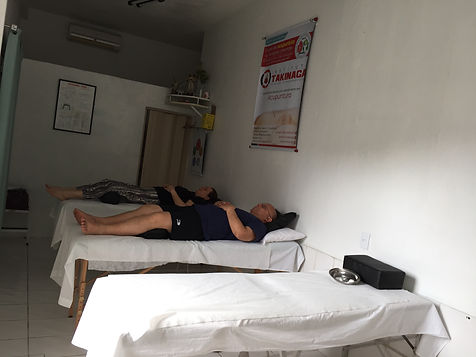 Sessão terapêutica no ambulatório escola