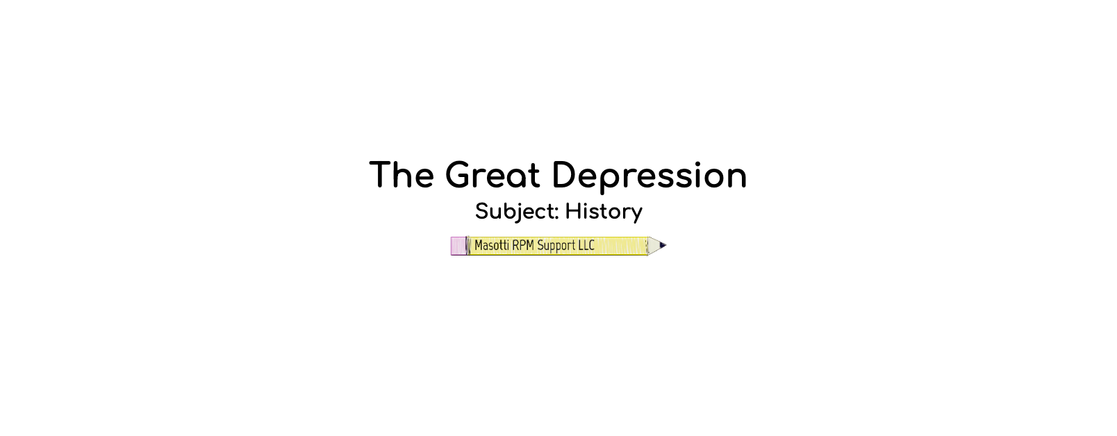 The Great Depression