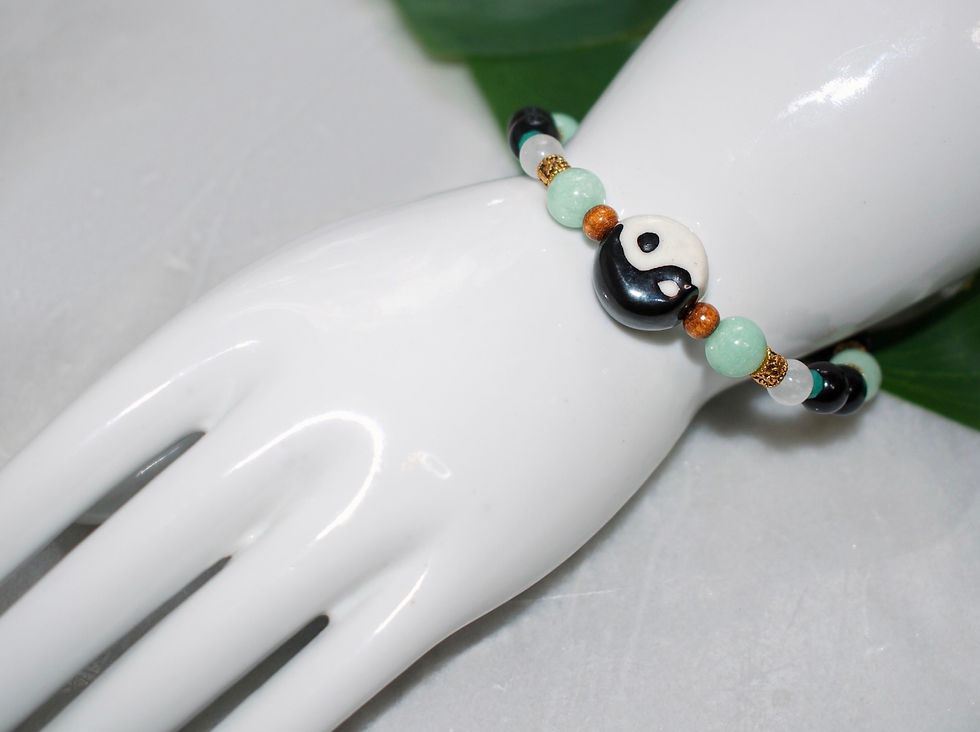 Thumbnail: The Mint Yin & Yang Bracelet 