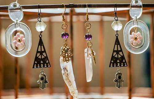 Timeless unconventional earring collection