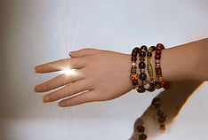 exquisite wood stone beaded bracelets