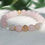 Thumbnail: The Pink Grasshopper | Rose Quartz Bracelet 
