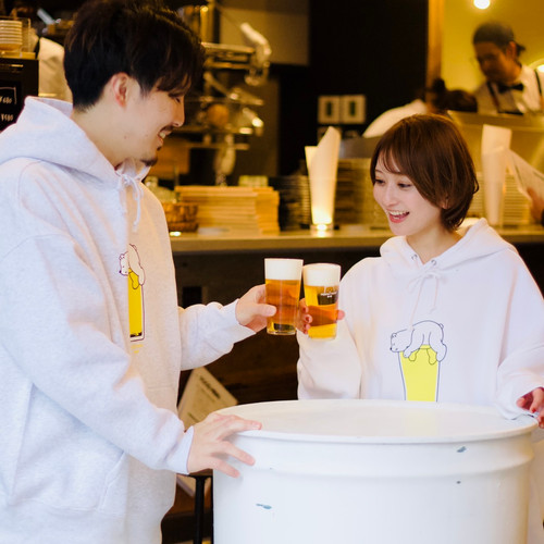 おやすみビアっくまパーカー～ホワイト～ | 株式会社PERFECT BEER