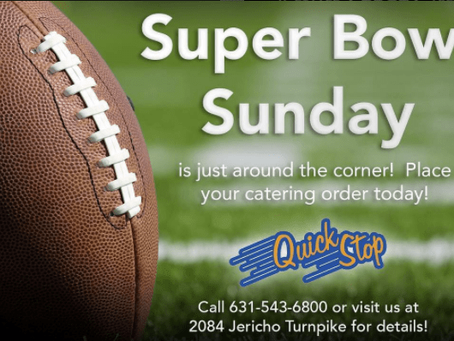 The Super Bowl is almost here!