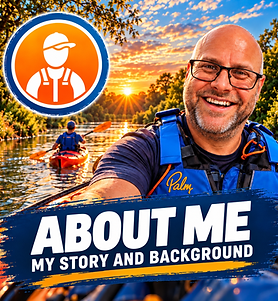 Tom from Paddle With Tom sharing his kayaking adventures across the UK
