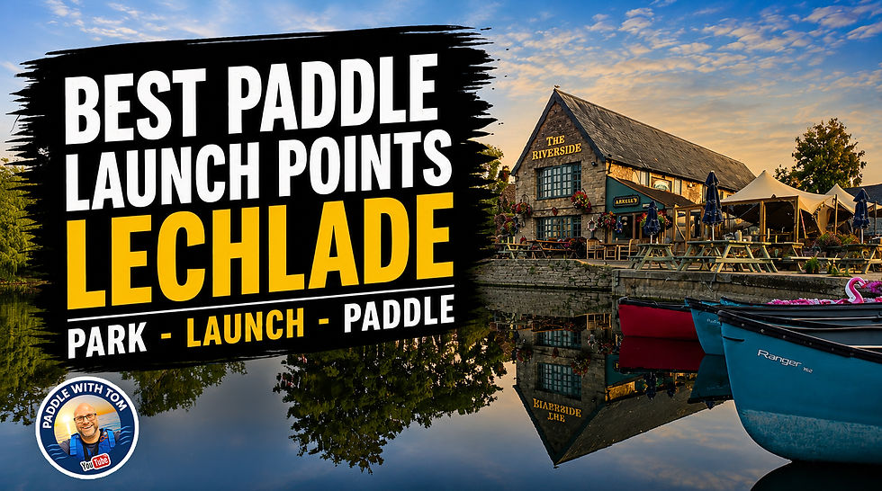 Best Paddle Launch Points, Lechlade-On-Thames