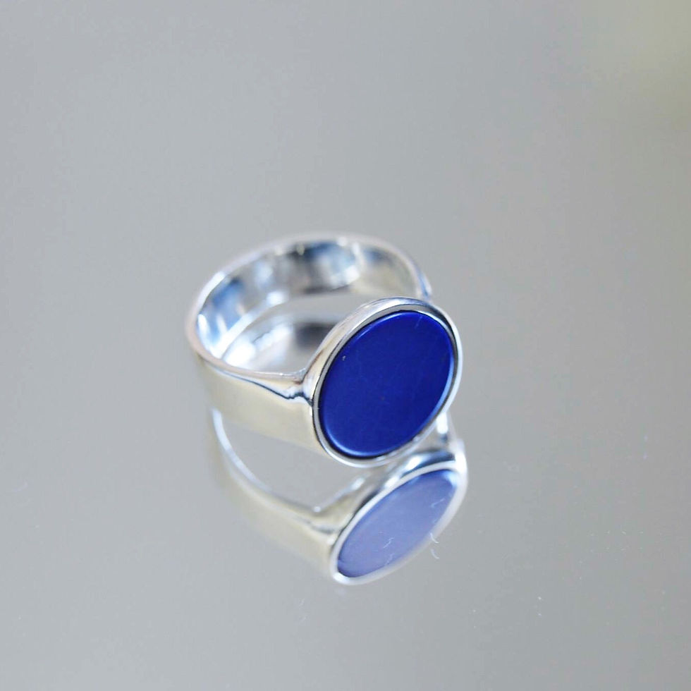 Thumbnail: Lapis Lazuli signed ring