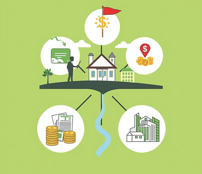 Illustrate Financial Risks and Consequences with images and illustrations only .jpg