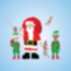 Santa and his friends
