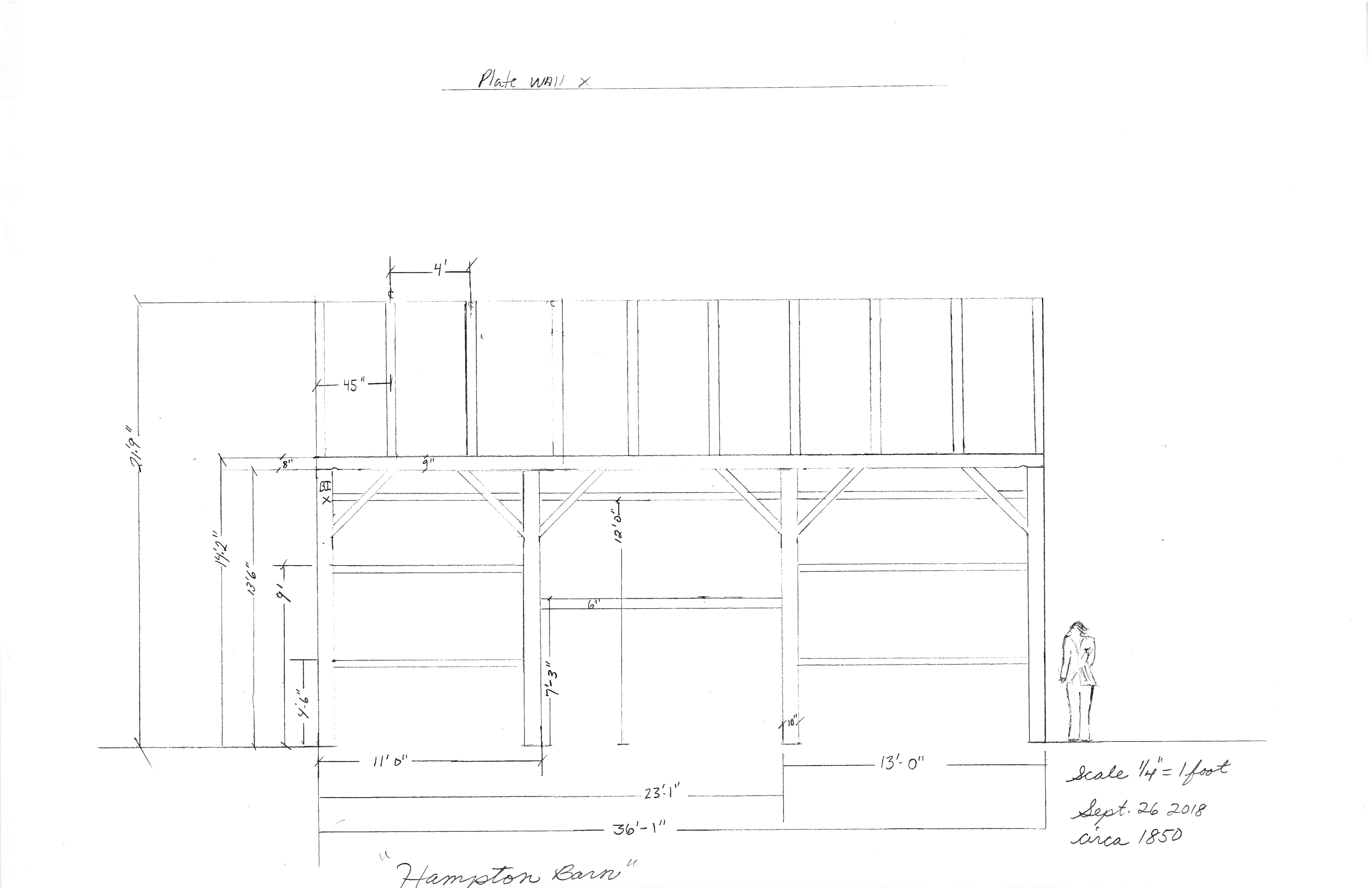 Hampton Barn - Drawings