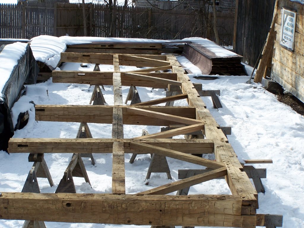 Gunstock Barn Frame 1760s Historic Vermont Barn
