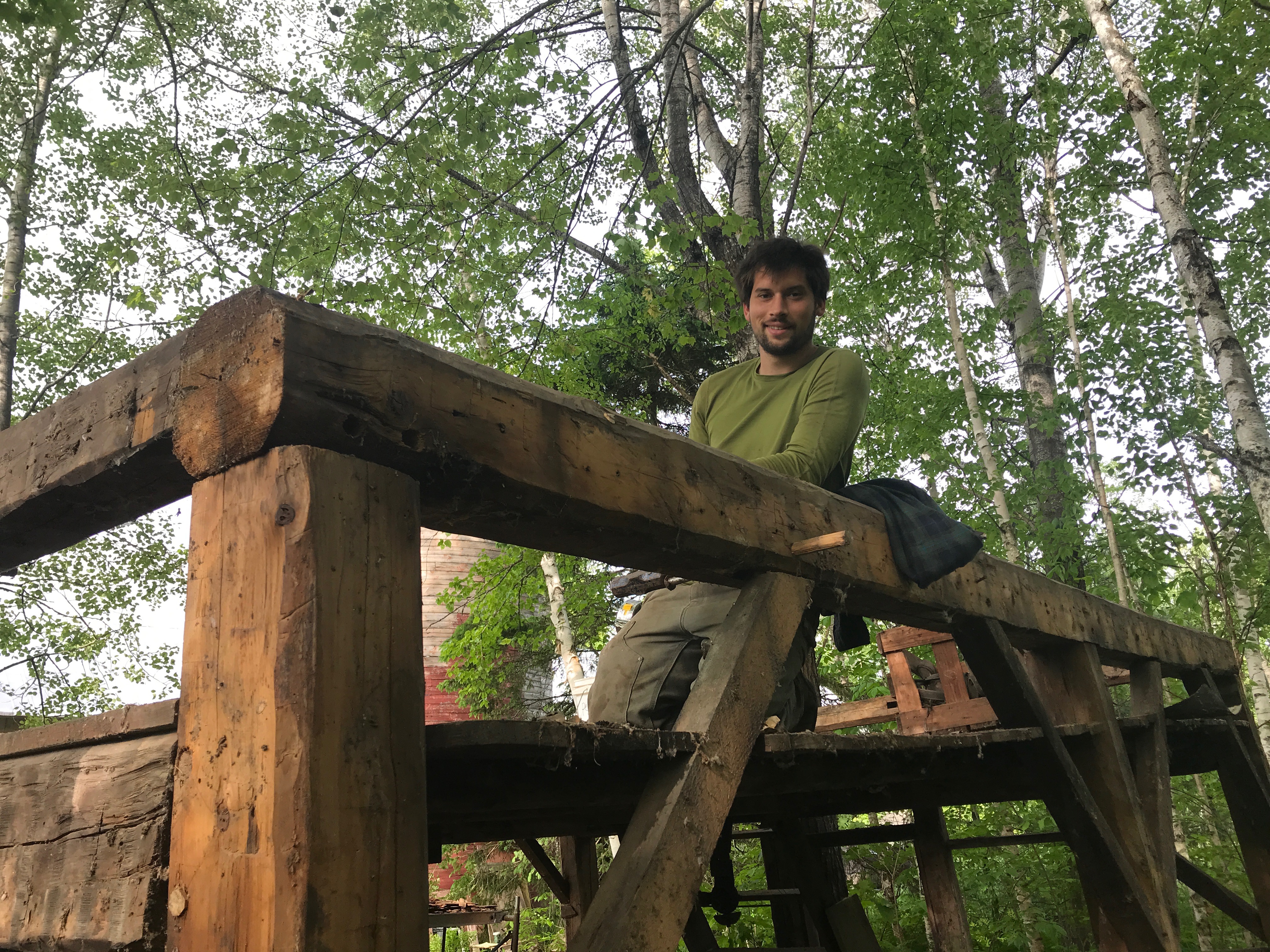 Green Mountain Timber Frames crew