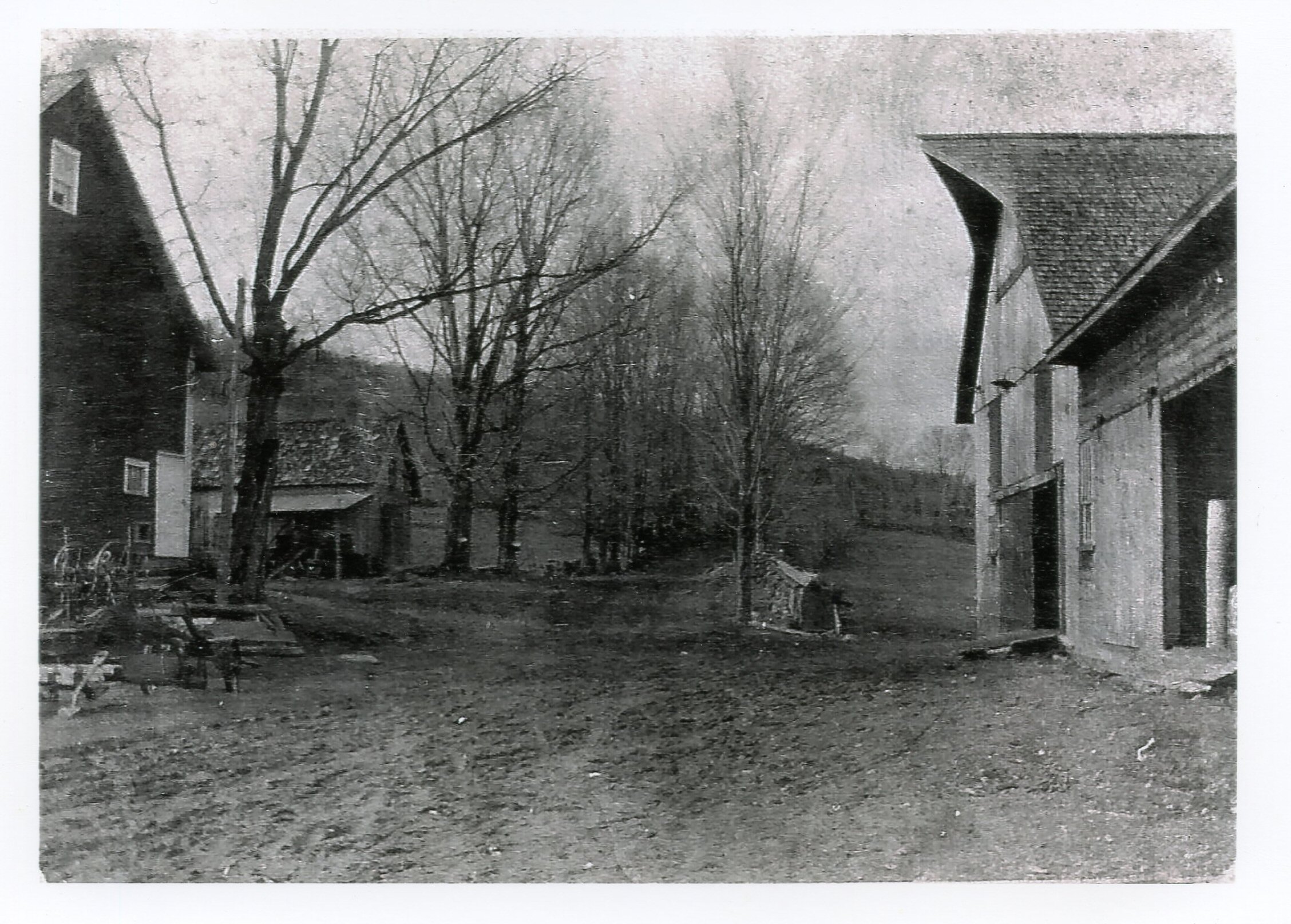 1800s photo of historic barn