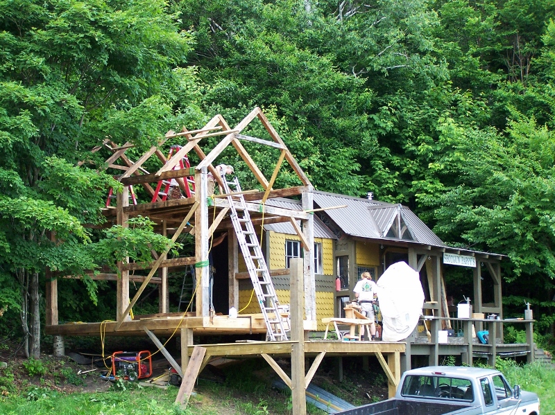 Corn Crib Gunstock Timber Frame Pawlet, Vermont