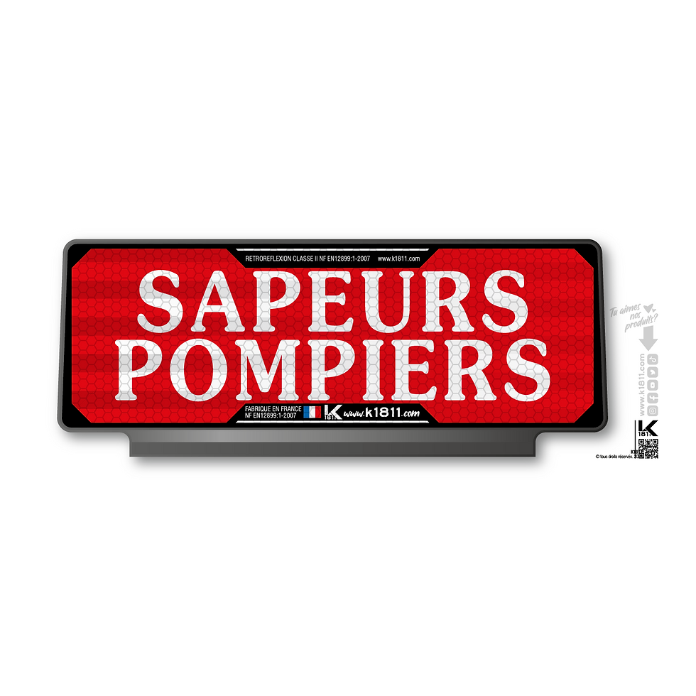 Miniature : Clips Pare-Soleil V2 Sapeurs-Pompiers