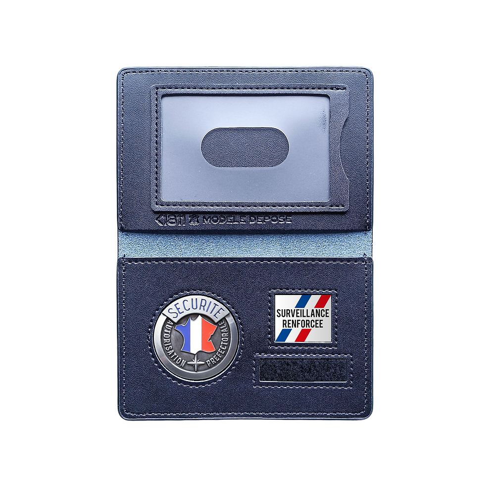 Miniature : Porte-carte PRO Cuir & Insigne