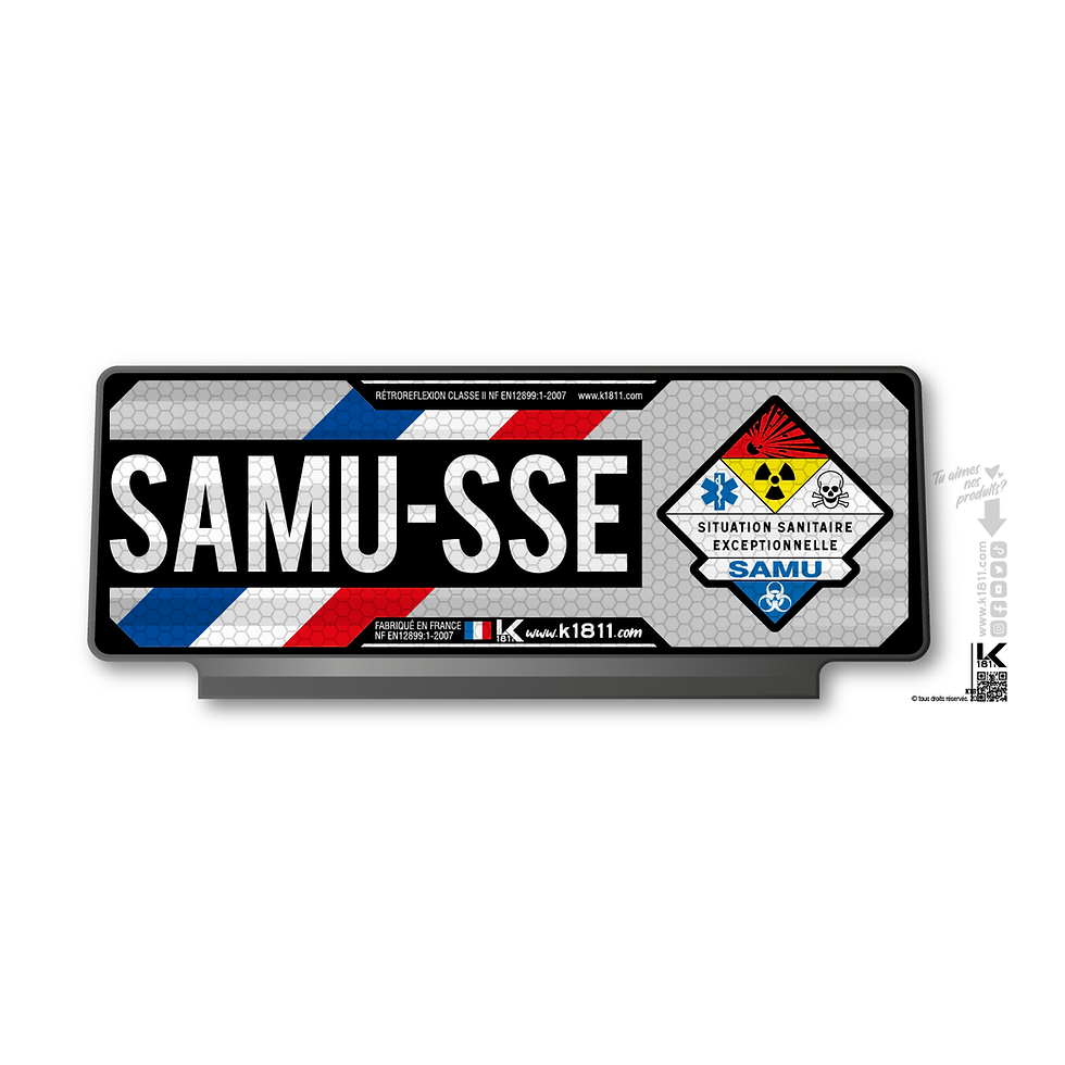 Miniature : Clips Pare-Soleil V2 SAMU/SMUR
