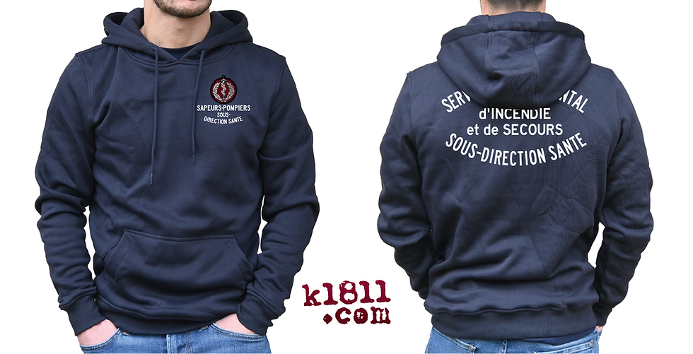 Miniature : Sweats Capuche Sapeurs-Pompiers / Sécurité Civile