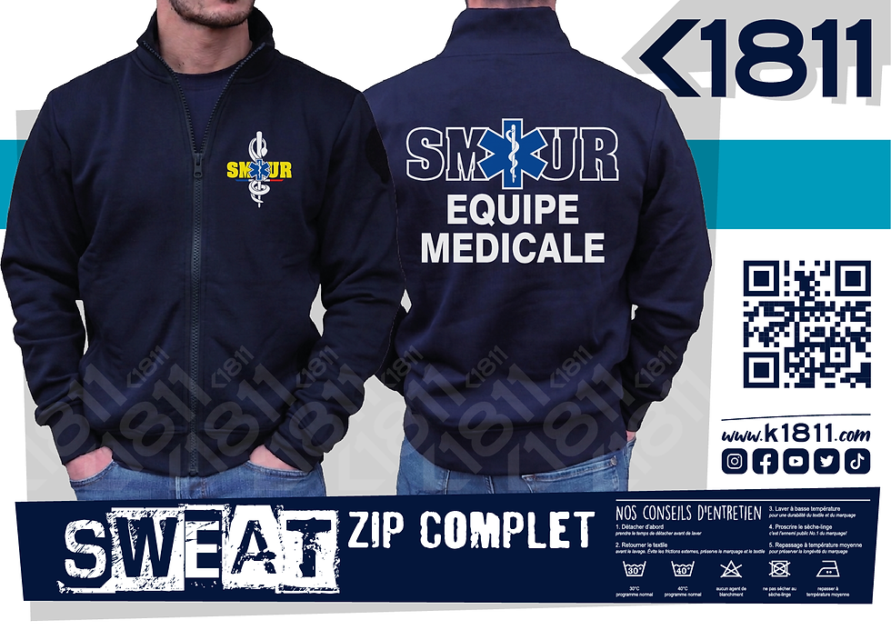 Miniature : Sweats Zippé Complets SAMU_SMUR