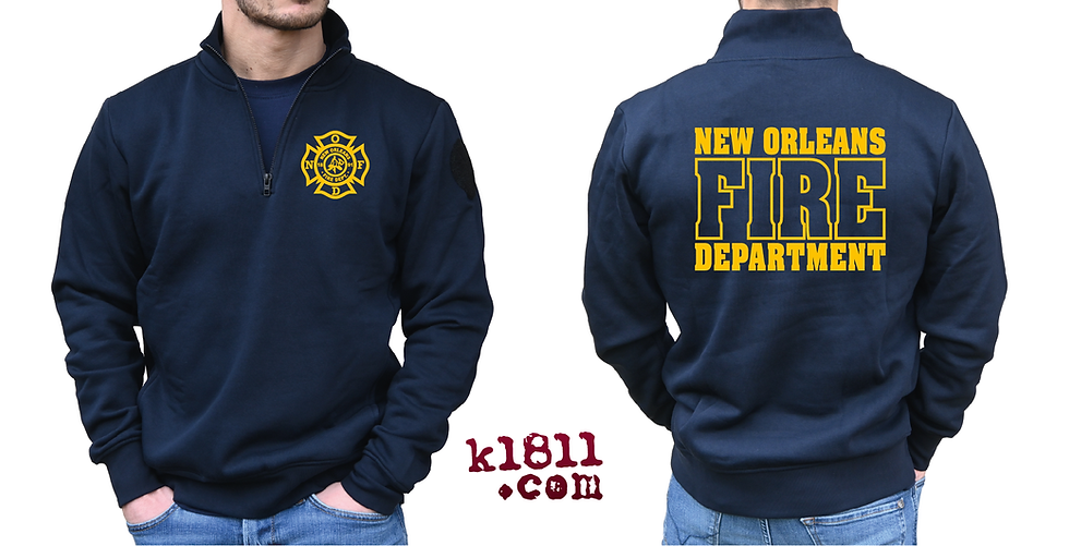 Miniature : Sweats Col Zippé Fire Dept. USA No. 2