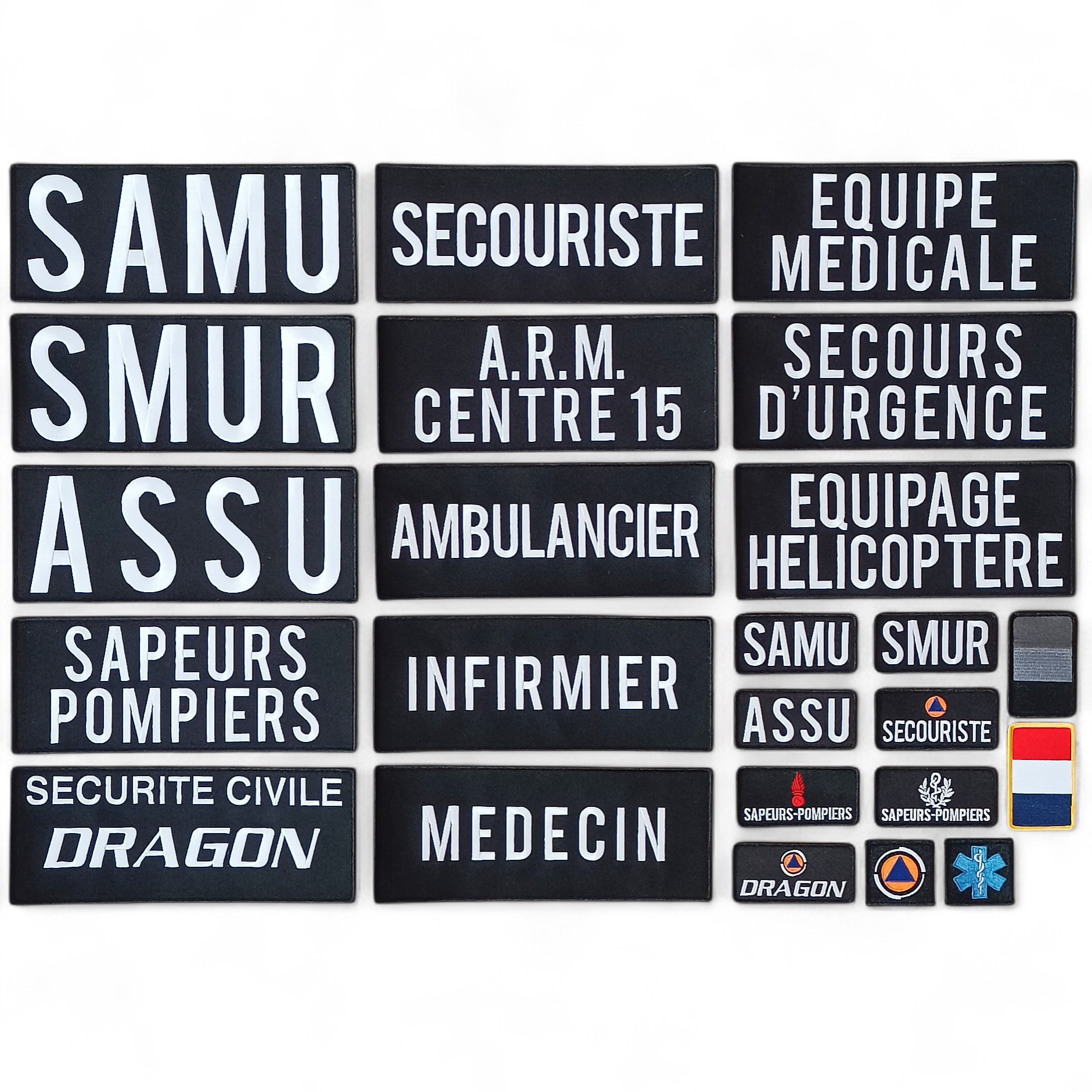 Grades, Bandeaux, Bandes Patronymiques & Drapeaux