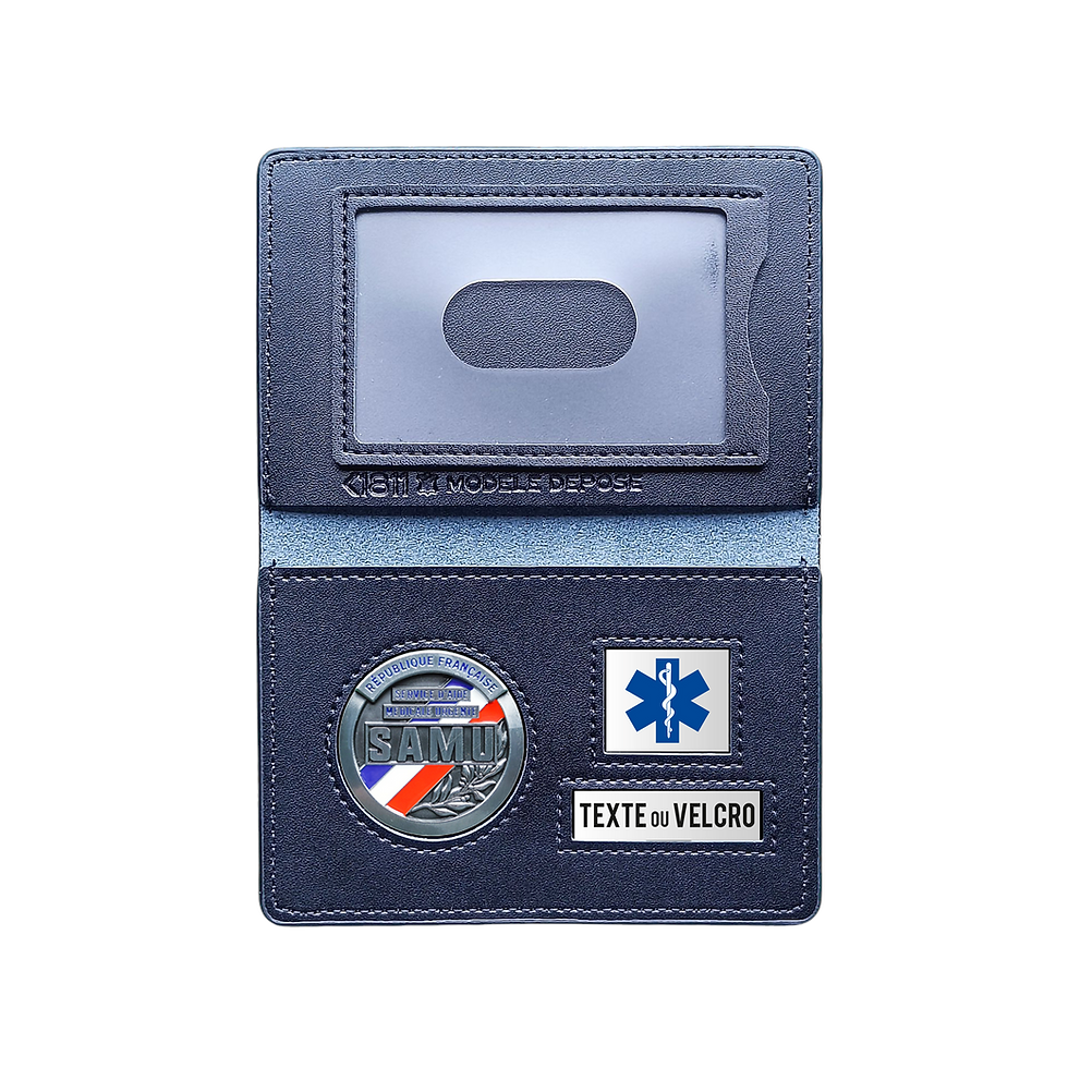 Miniature : Porte-carte PRO Cuir & Insigne