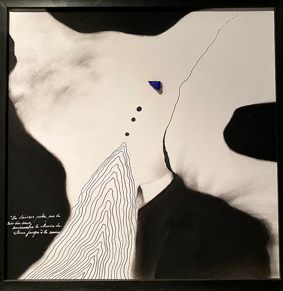 50 x50 cm  " La source" 2025