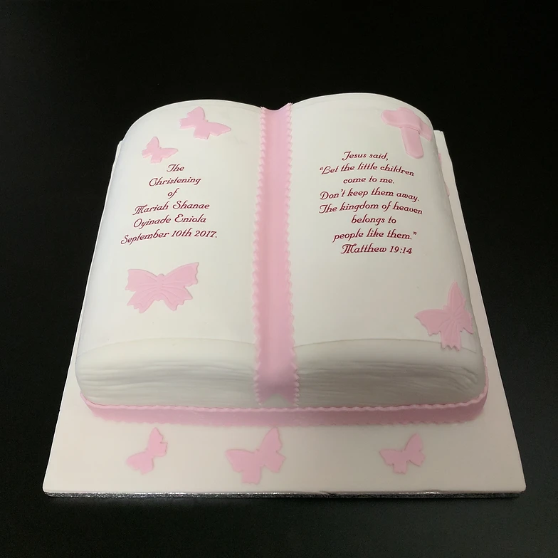 christening baby shower cakes