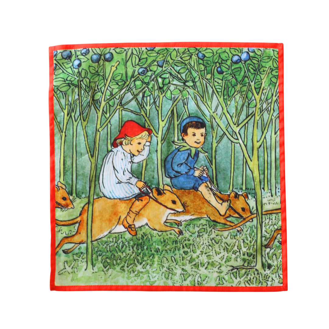 OAK AVE Child Hankie - Forest Chase