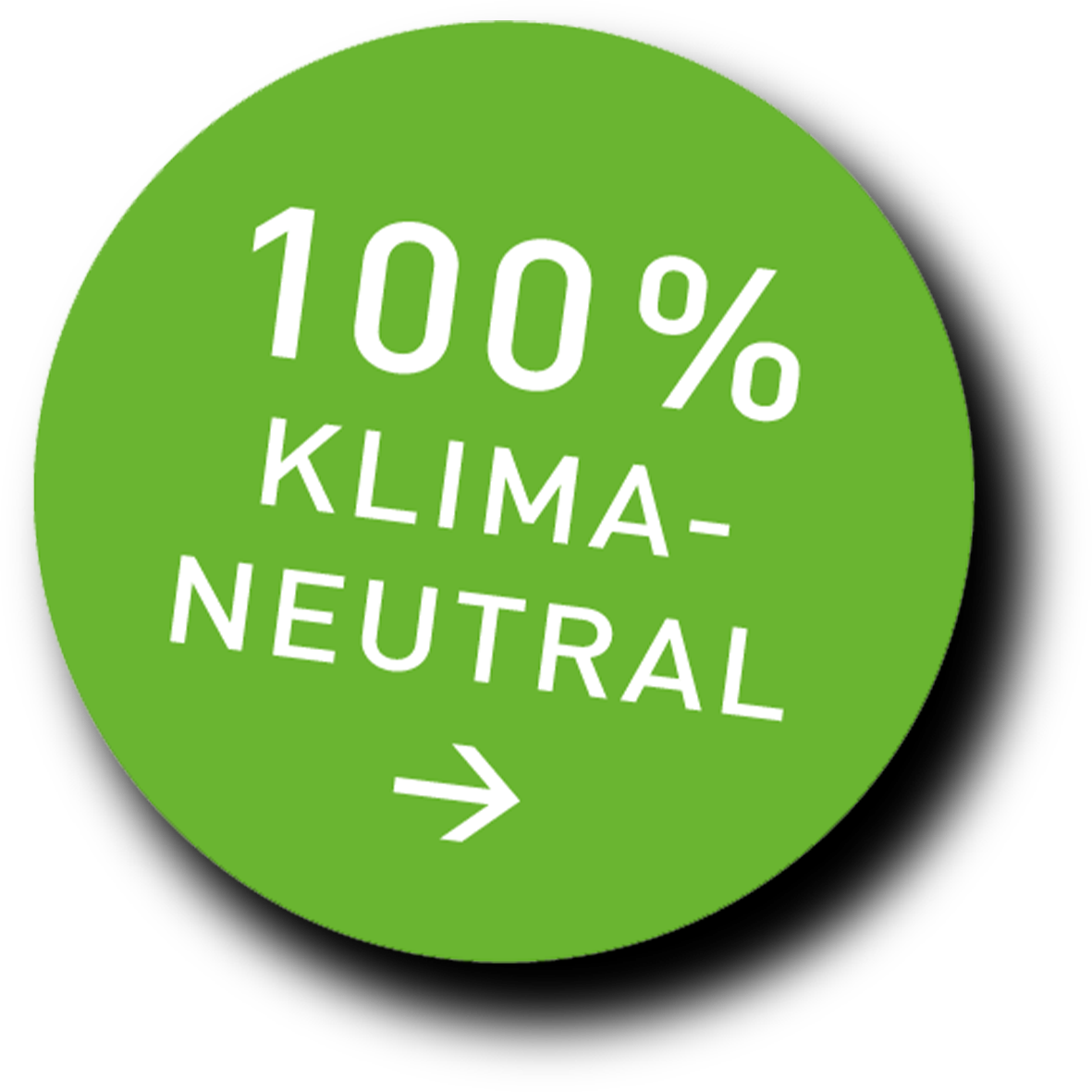 100% Klimaneutral Badge