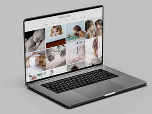 a woman entrepreneur's website that has been rebranded instead of just refreshed