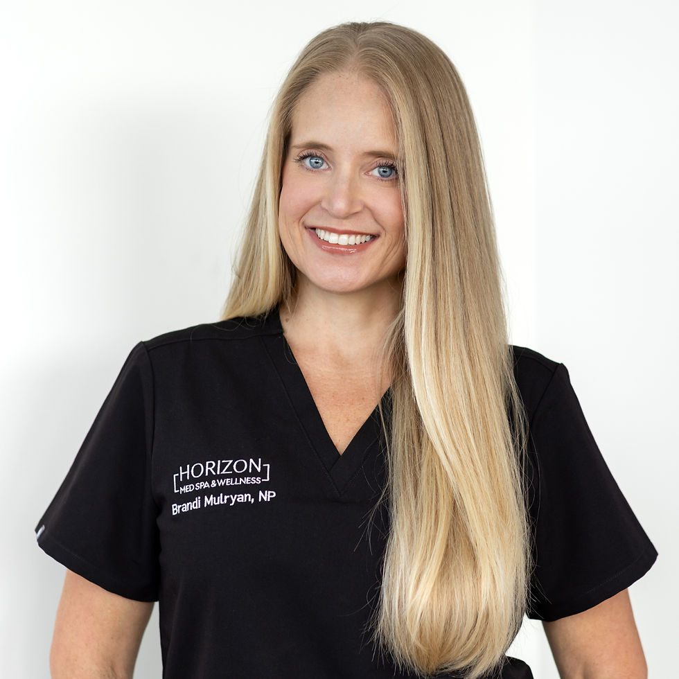 A Qualified Nurse Injector in Black Scrubs
