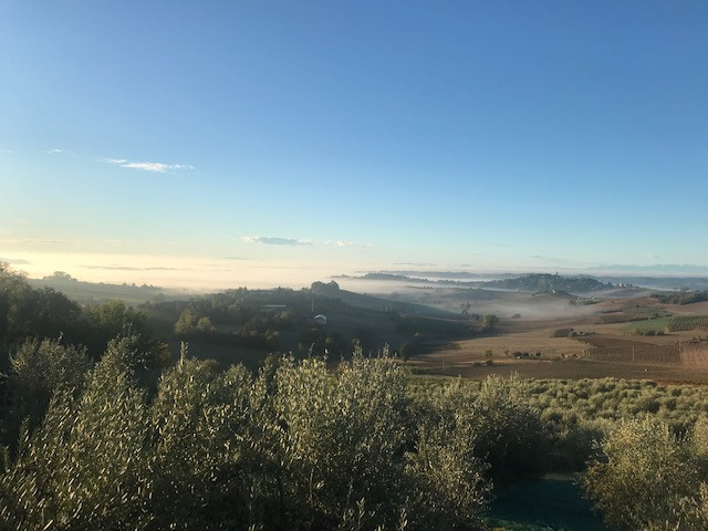 Blick über das Piemont