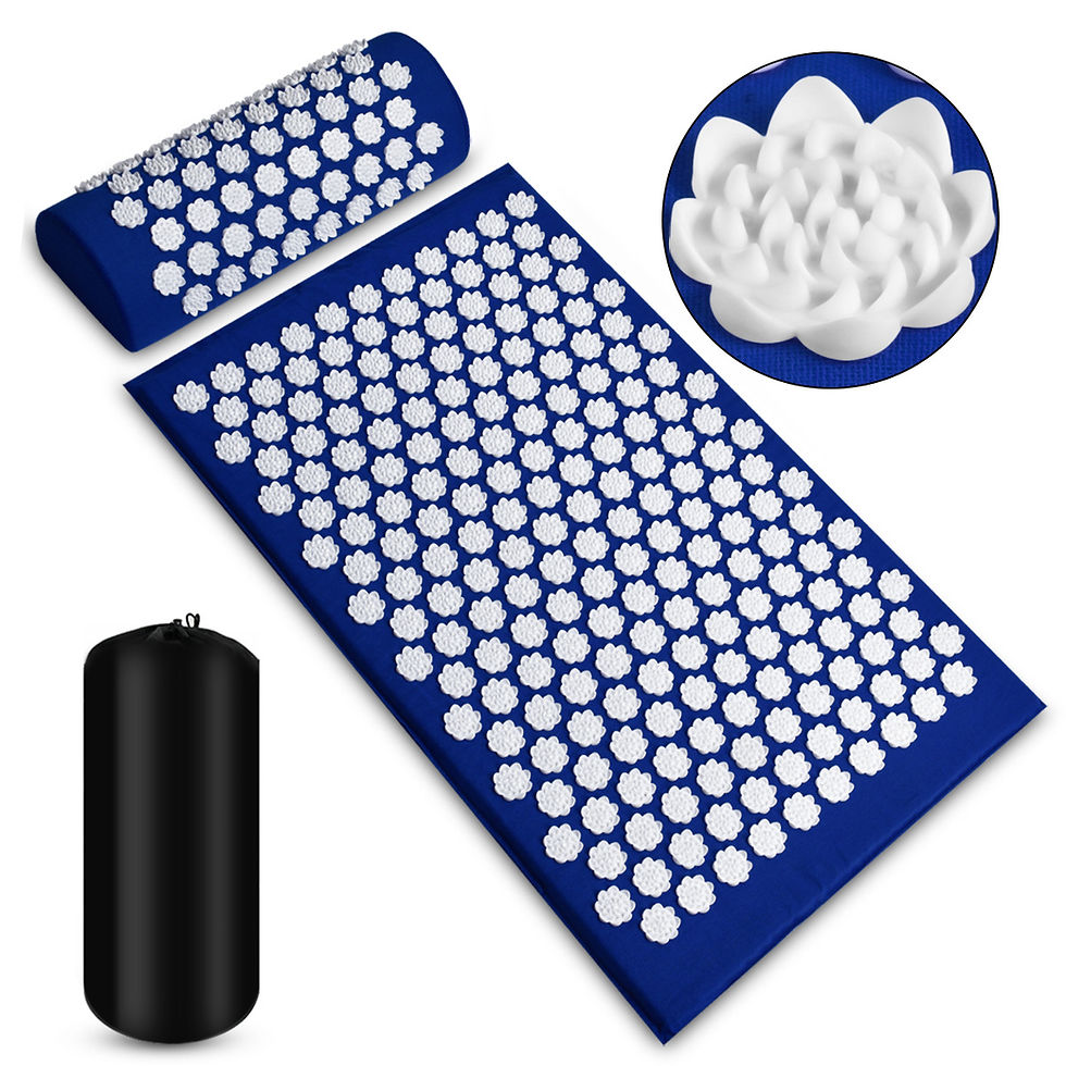 Thumbnail: Shakti Mat Acupressure Massage Yoga Mat | Relieve Stress and Tension