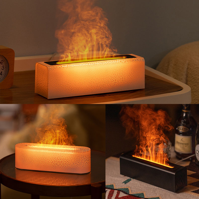 Thumbnail: Essential Oil Aroma Diffuser | Flame Effect Ultrasonic Cool Mist Humidifier