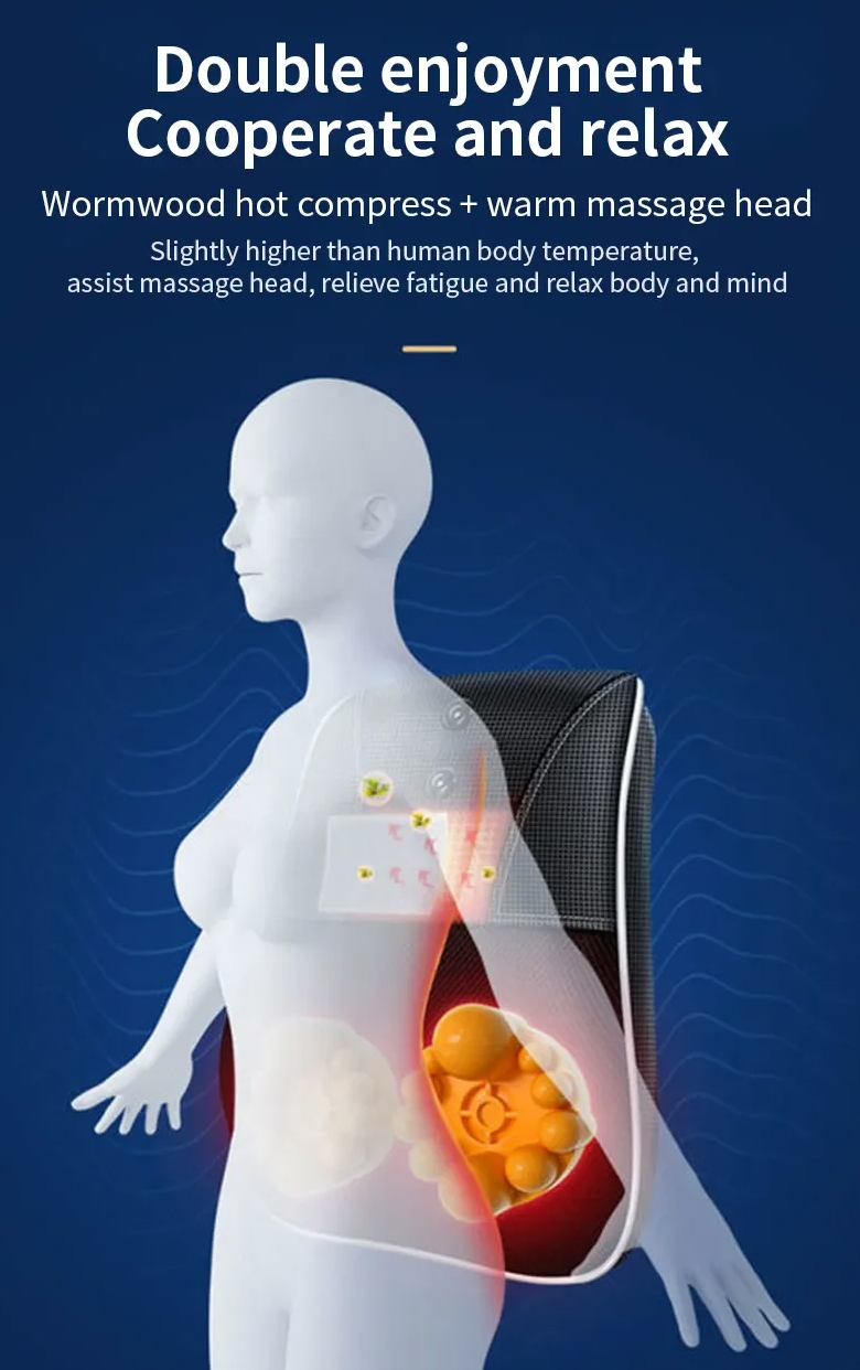 Thumbnail: Electric Shiatsu Neck & Back Massager with Cervical Traction
