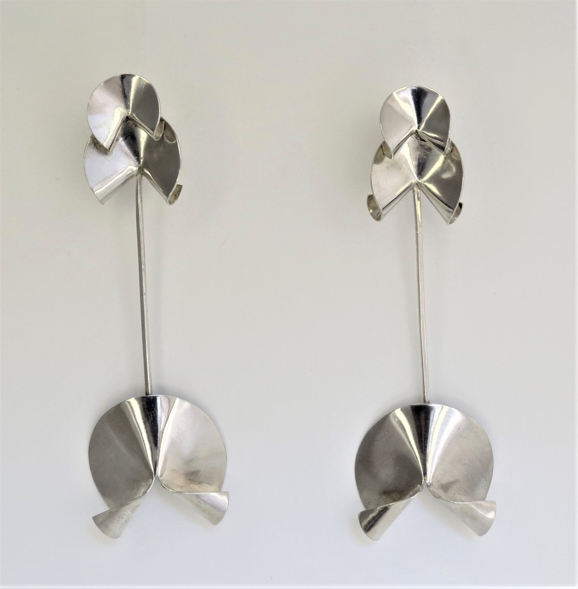 Pendientes artesanales de plata - Joyas de Aragón