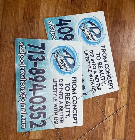 Coroplast Yard Signs