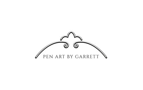 logo pen art by garrett