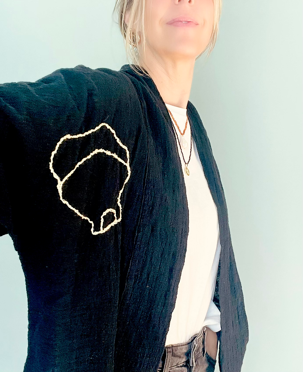 Miniature : Veste kimono