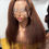 Thumbnail: 20 inch Full lace kinky straight honey brown 180 Density 