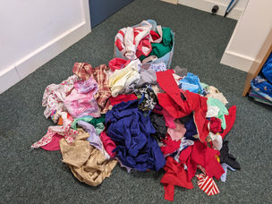 Fabric Donation for Sewing Skills.