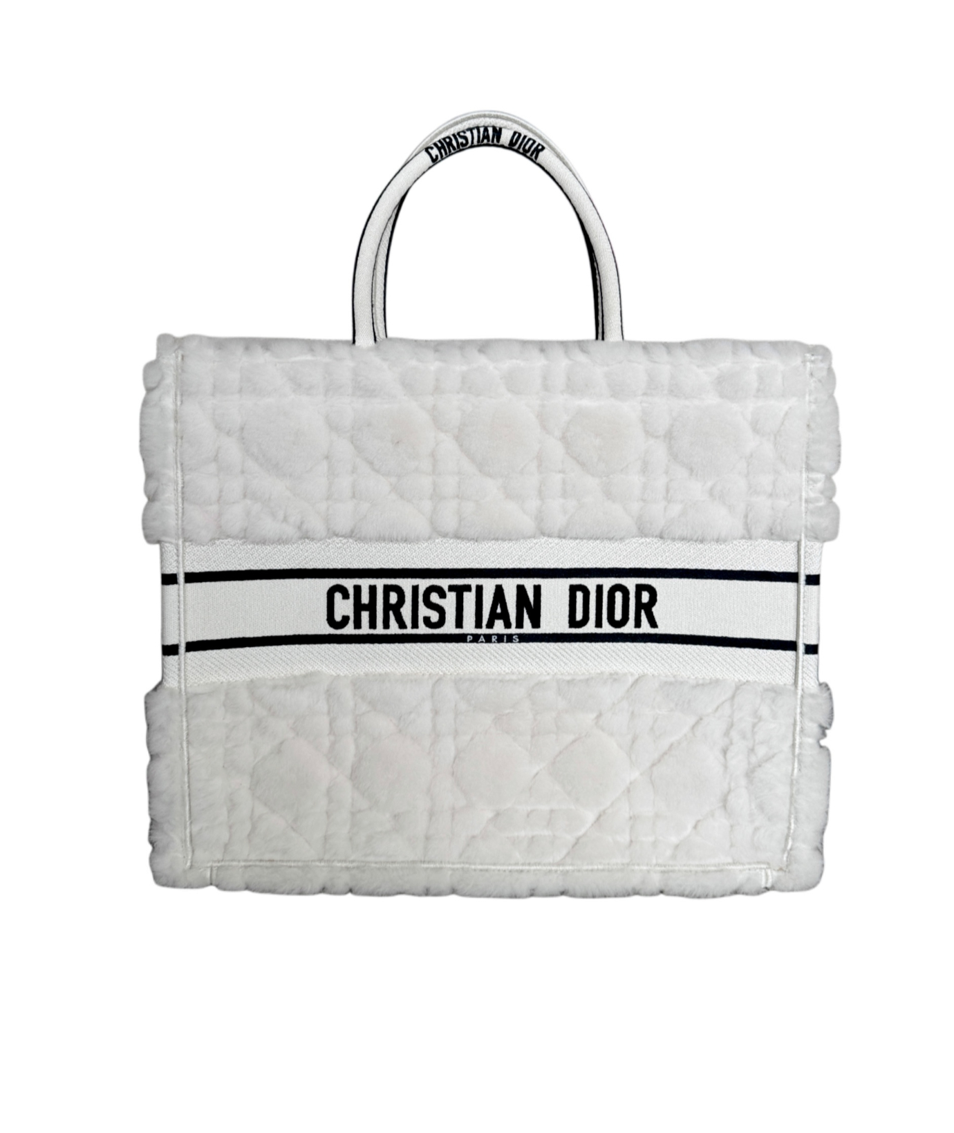 Dior Large Shearling Book Tote