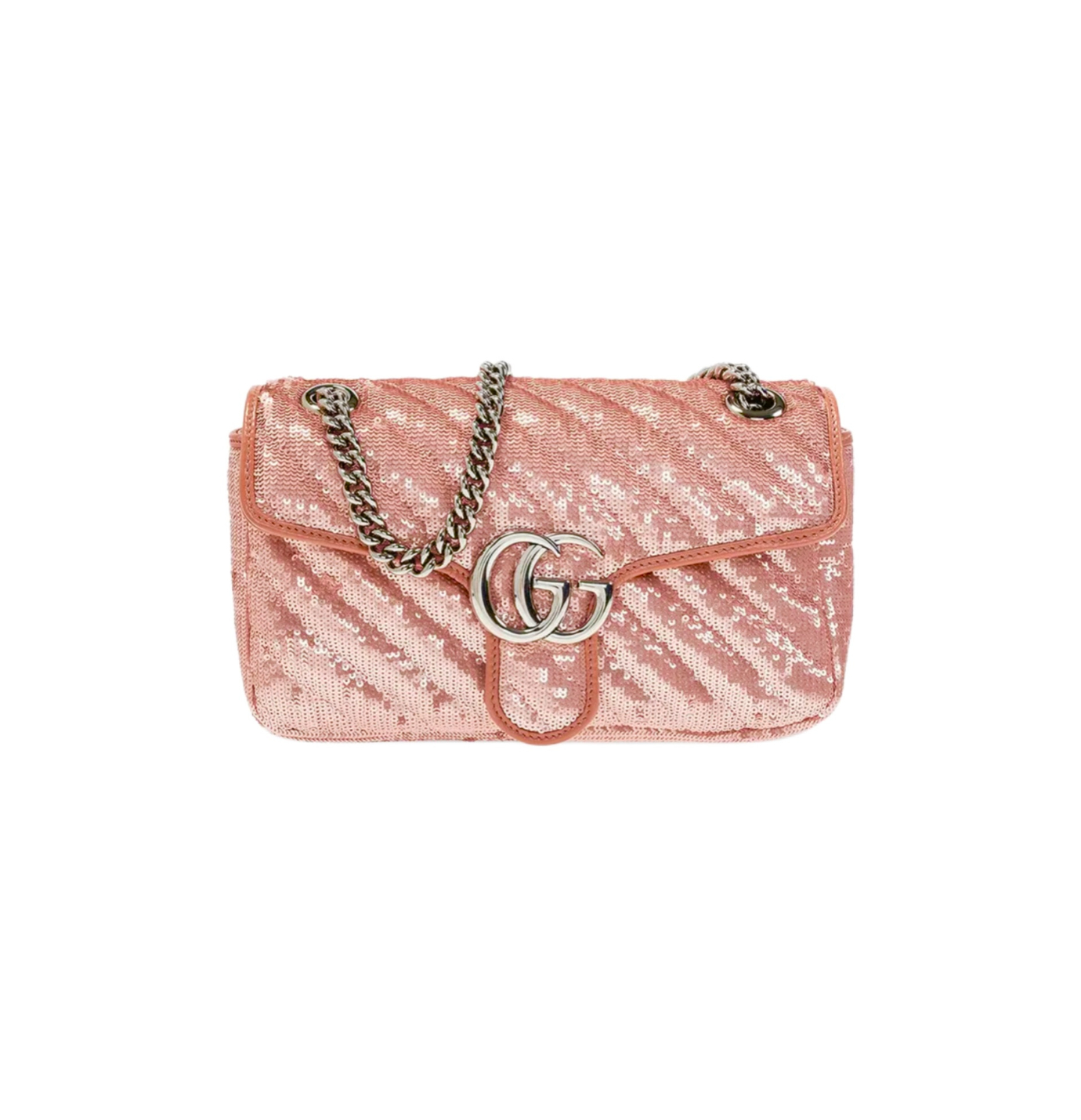 Small Pink Sequins Gucci Marmont