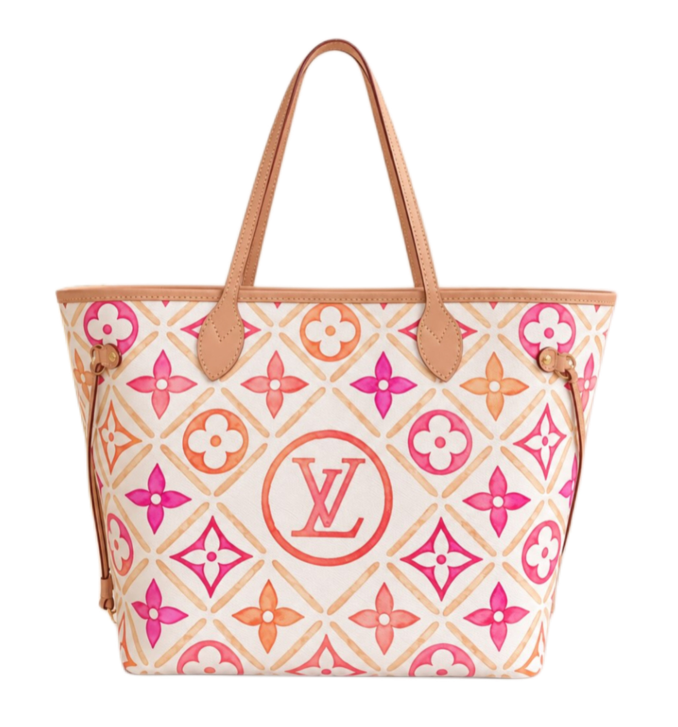 Louis Vuitton Monogram Giant By The Pool 2.0 Coral Neverfull MM