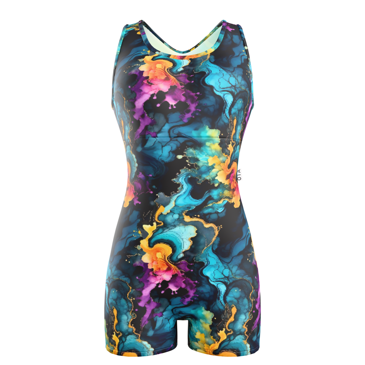 Ladies Shortie Swimsuit - Tie Dye — product image 1