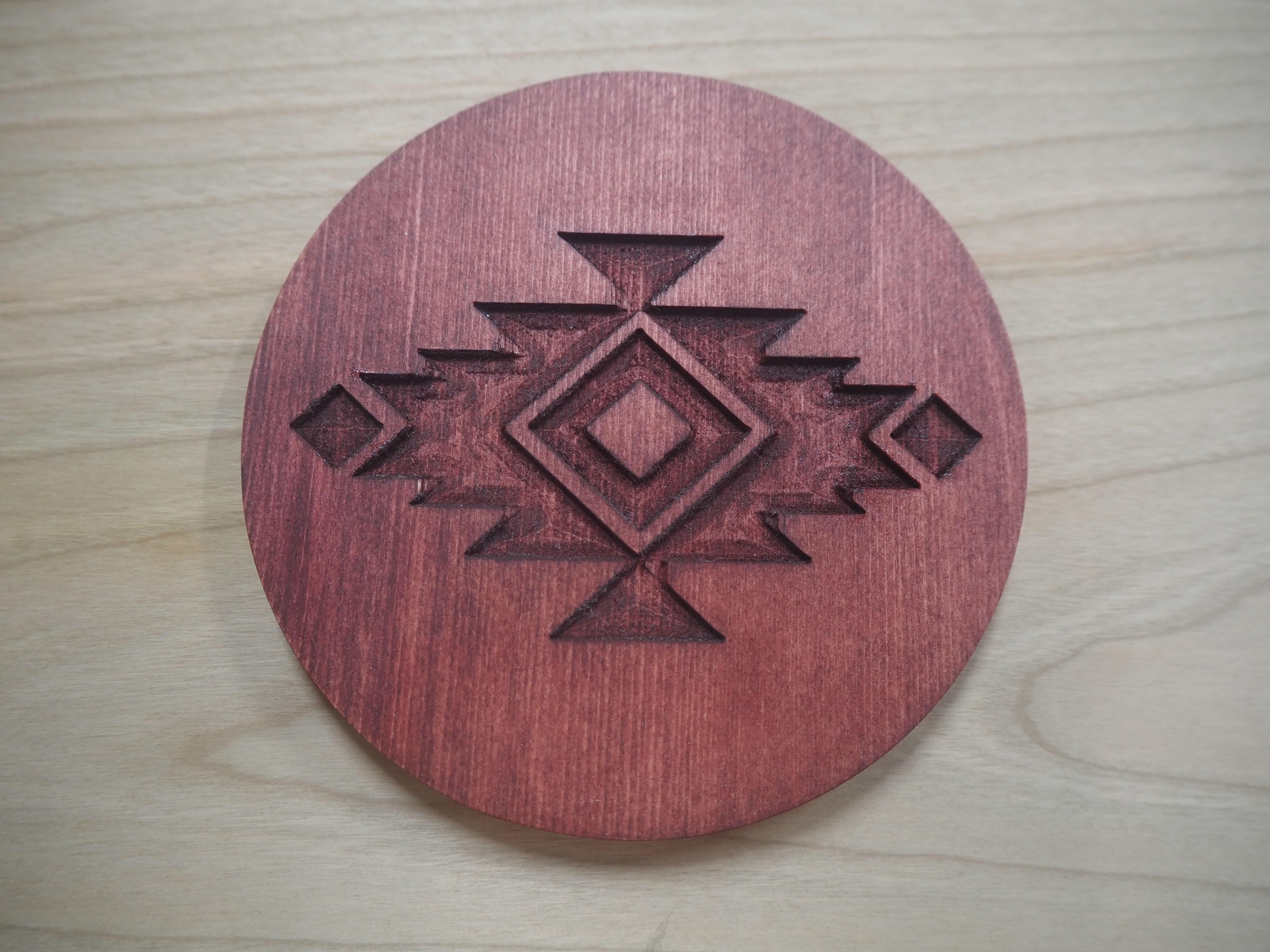 Native Pattern Coaster