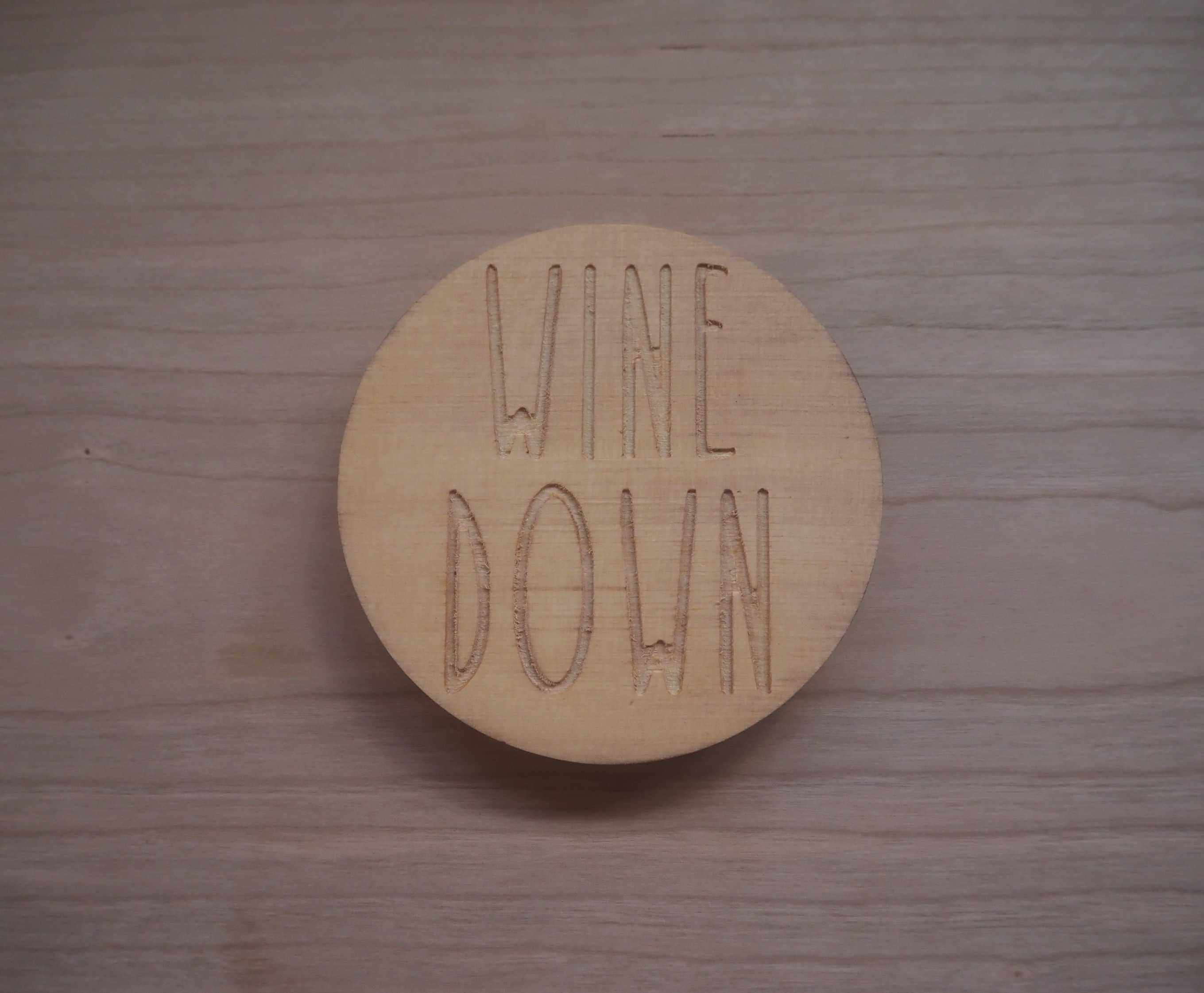 Wine Down Coaster